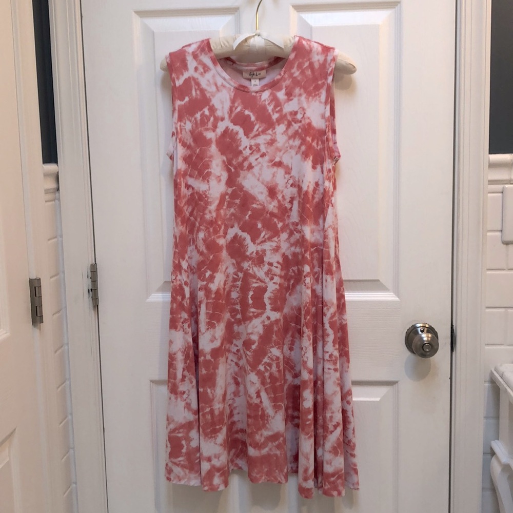 Style & Co tie dye tank dress